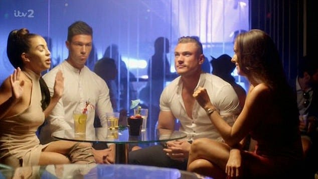 Love Island's Tom Powell and Katie Salmon KICK OFF - heat